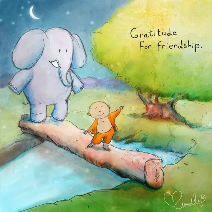 Gratitude for friendship