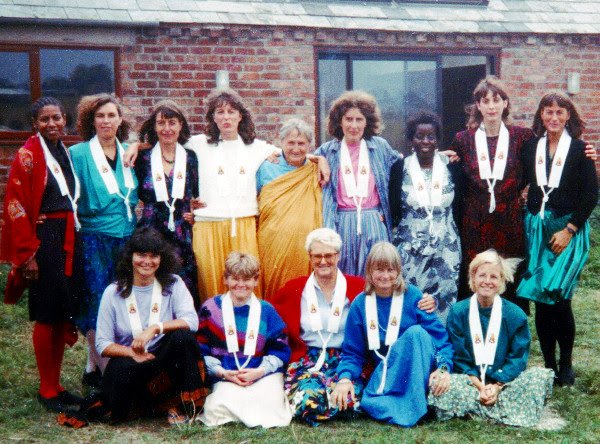 First Triratna ordinations of women by women