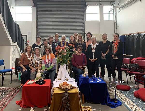 Gathering of women training for ordination at the new centre