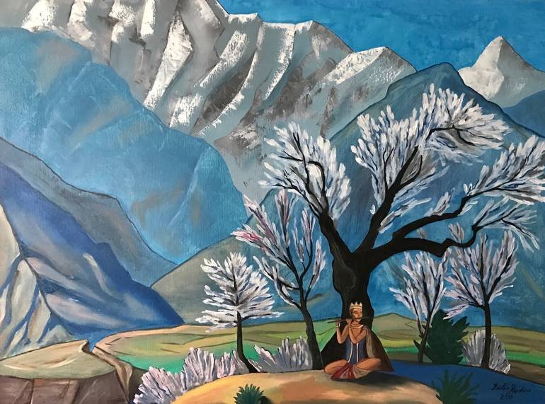 roerich flute player