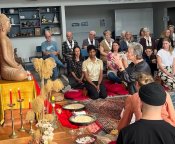 A former mitra ceremony at the ABC before renovations (ABC)