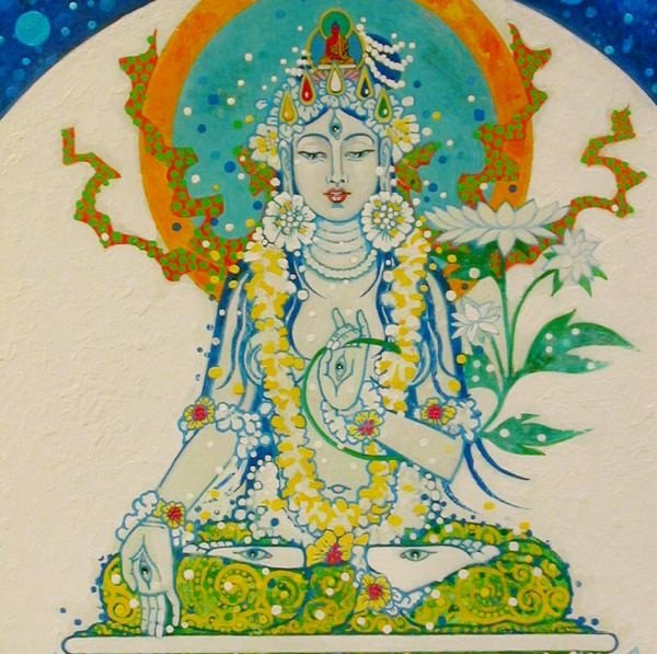 bodhisattva white tara aloka unknown