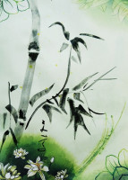 Bamboo painting