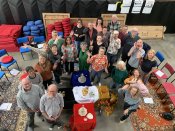 Group of friends at the Auckland Buddhist Centre (ABC)