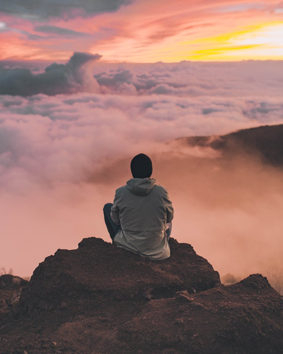 man on rock