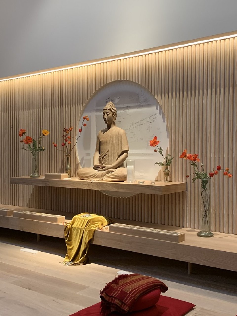 The meditation hall at the ABC (ABC)