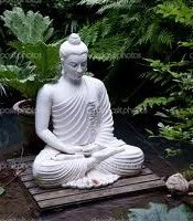 Buddha in pond