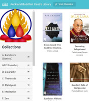 A screen shot of the new online ABC library catalogue