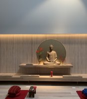 The meditation hall at the ABC (ABC)
