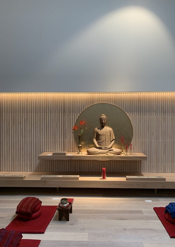 The meditation hall at the ABC (ABC)