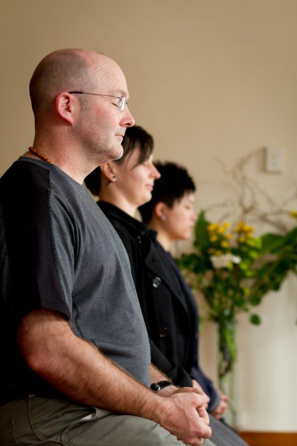 Group of meditators