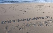 Writing on sand at beach (bluemoonjools Pixabay)